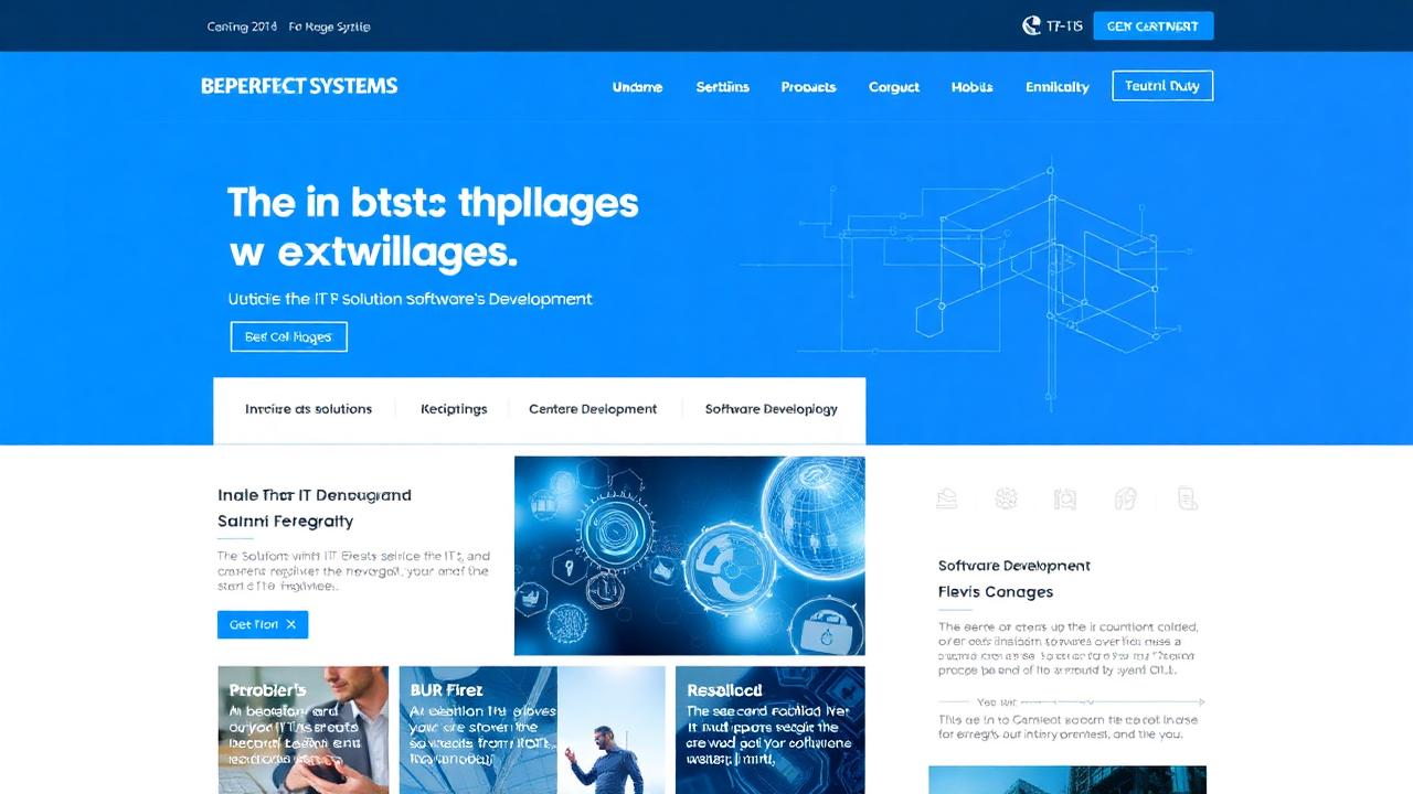 BePerfectSystems IT services website